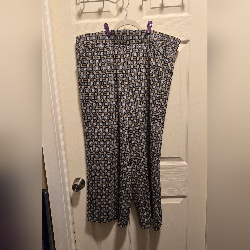 Wide Leg, Crepe Pants